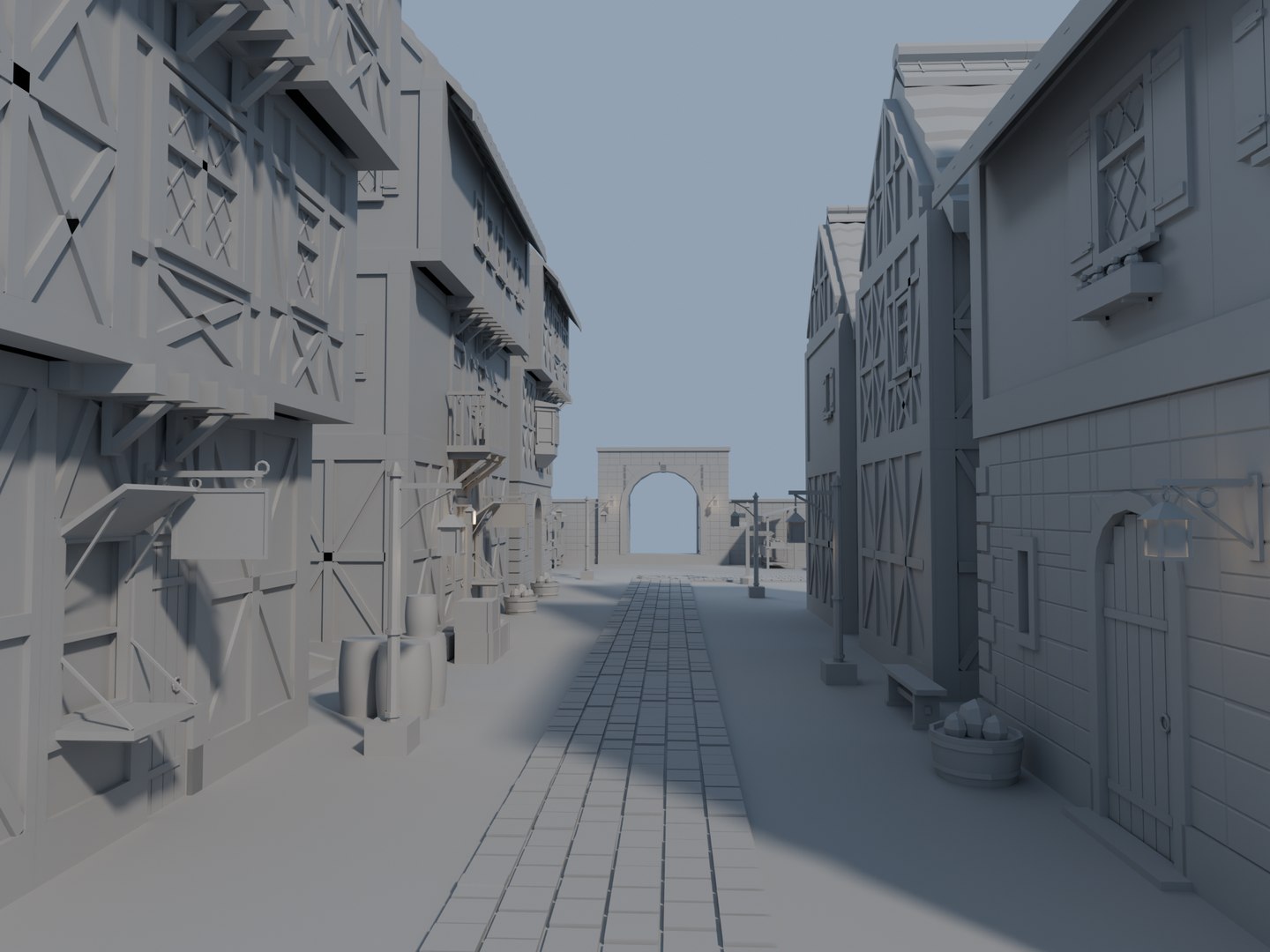 3D Low Poly Modular Medieval Town Kit - 56 Game Ready Models https://p.turbosquid.com/ts-thumb/jD/zyrBgP/KK/17_clay/png/1791110520/1920x1080/fit_q87/12f3e5aa4f52c212fa78799b05546faf3a164519/17_clay.jpg