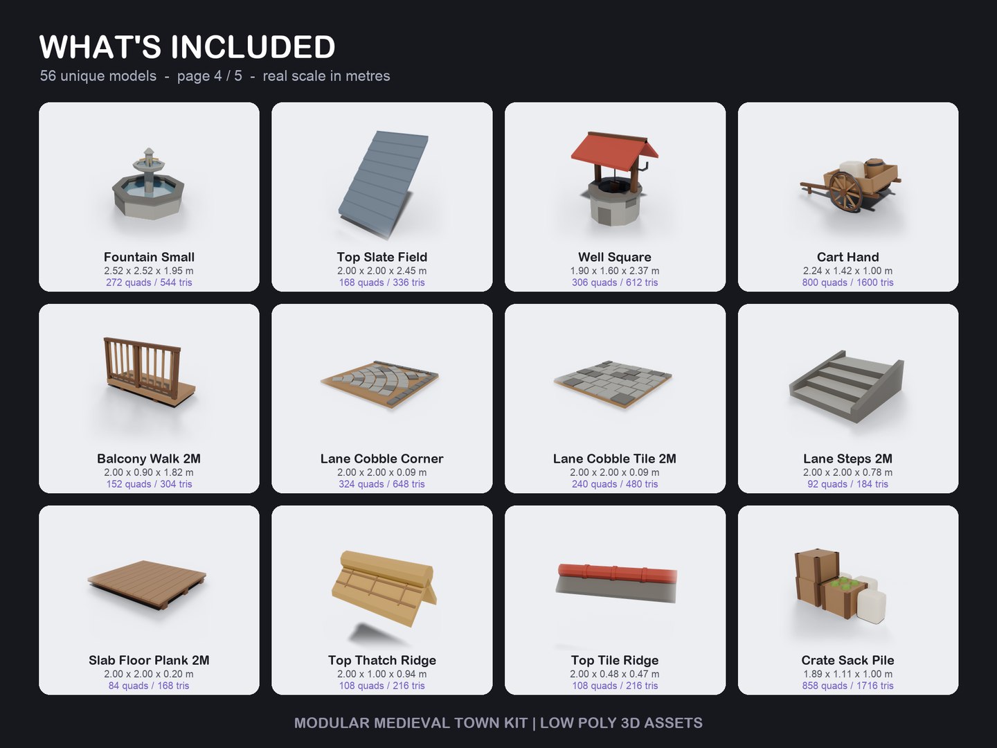 3D Low Poly Modular Medieval Town Kit - 56 Game Ready Models https://p.turbosquid.com/ts-thumb/jD/zyrBgP/kx/22_included_4/png/1791110542/1920x1080/fit_q87/2553db6bc18c6856eacd436dd46f3b5c330ba99d/22_included_4.jpg