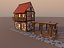 Low Poly Modular Medieval Town Kit - 56 Game Ready Models
