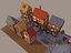 Low Poly Modular Medieval Town Kit - 56 Game Ready Models