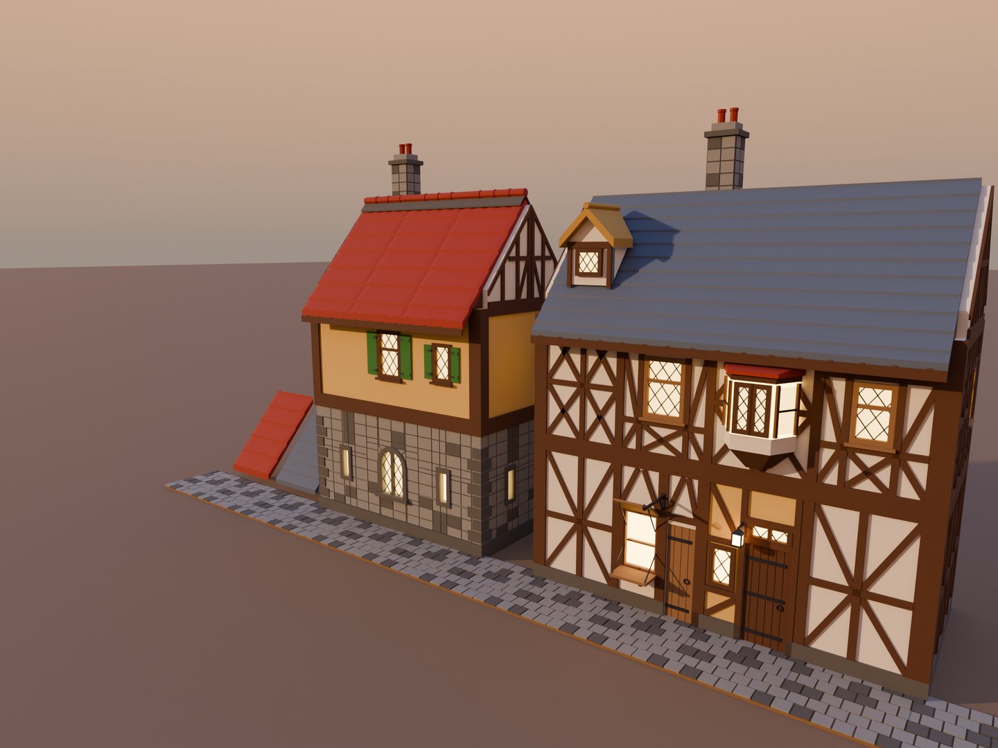 3D Low Poly Modular Medieval Town Kit - 56 Game Ready Models https://p.turbosquid.com/ts-thumb/jD/zyrBgP/v9/11_tile_slate_roofs_chimney/png/1791110470/1920x1080/fit_q87/f3e22b1ea581ef1757f2d9b33aeb112882c5374f/11_tile_slate_roofs_chimney.jpg