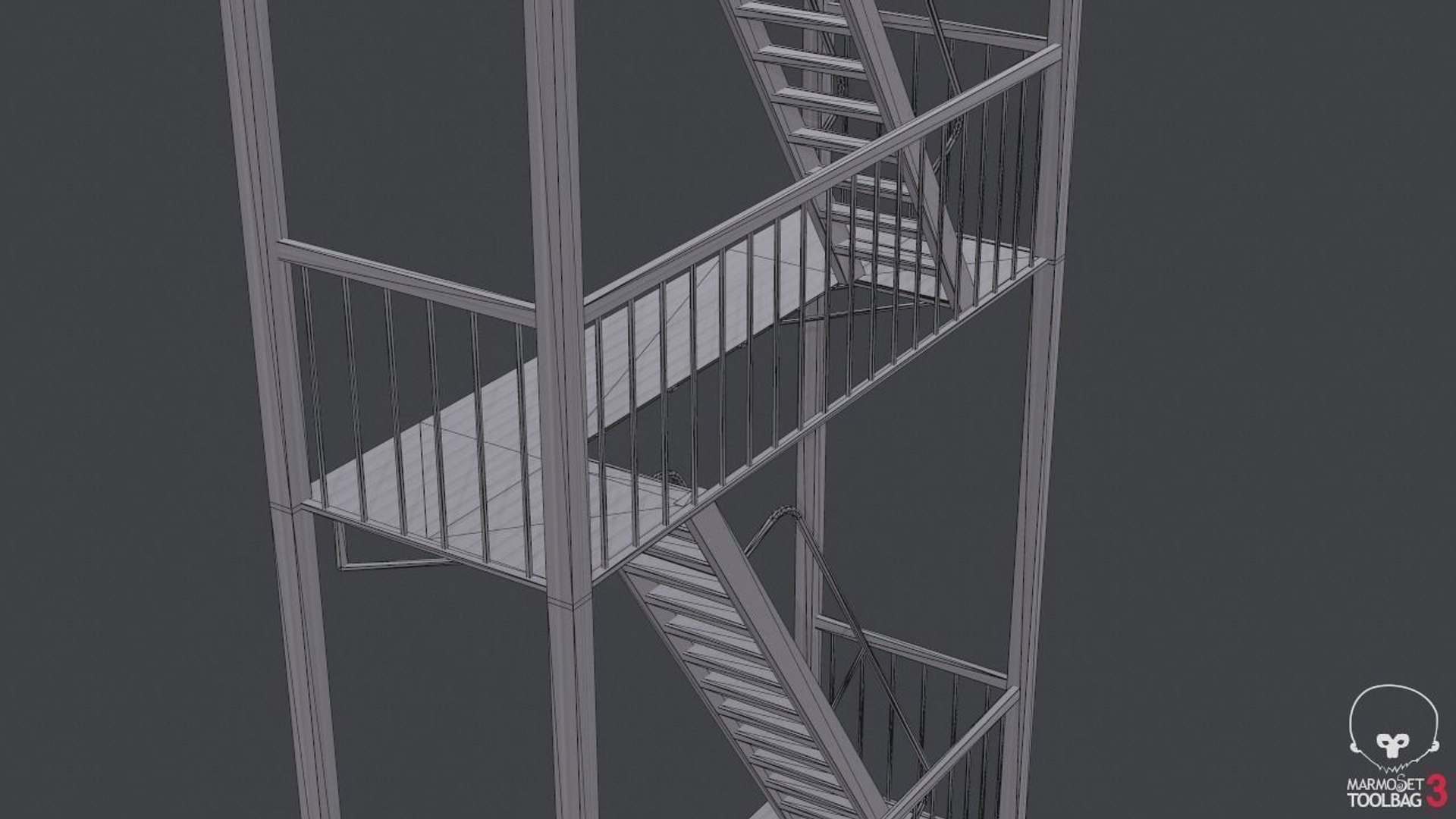 escape stairs 3D model https://p.turbosquid.com/ts-thumb/jE/2f3PXK/2ZWRE5qB/fireescapestairs3dmodellowpolymaxobjfbxdae9/jpg/1522343711/1920x1080/fit_q87/1b394e9b12400c8a687b7f40ba4d985d3d954863/fireescapestairs3dmodellowpolymaxobjfbxdae9.jpg