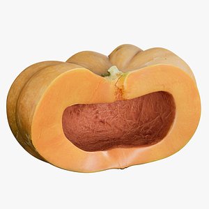 Pumpkin Clean Cut Empty Inside