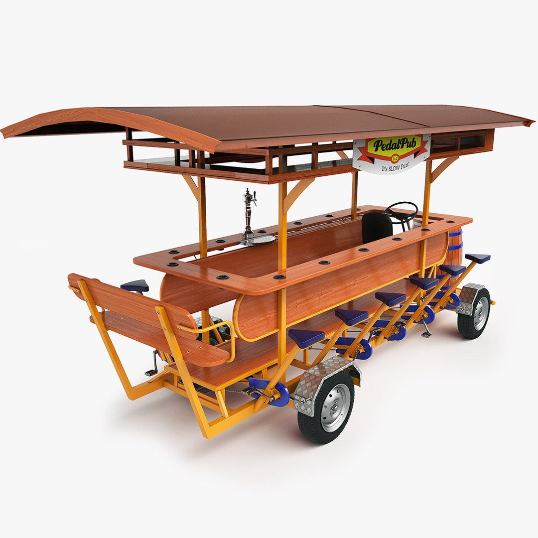 3d pedal pub