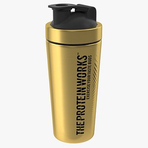The Protein Works Black n Gold Protein Shaker model
