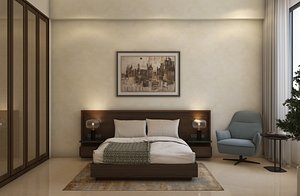 Bedroom Vray 3D model