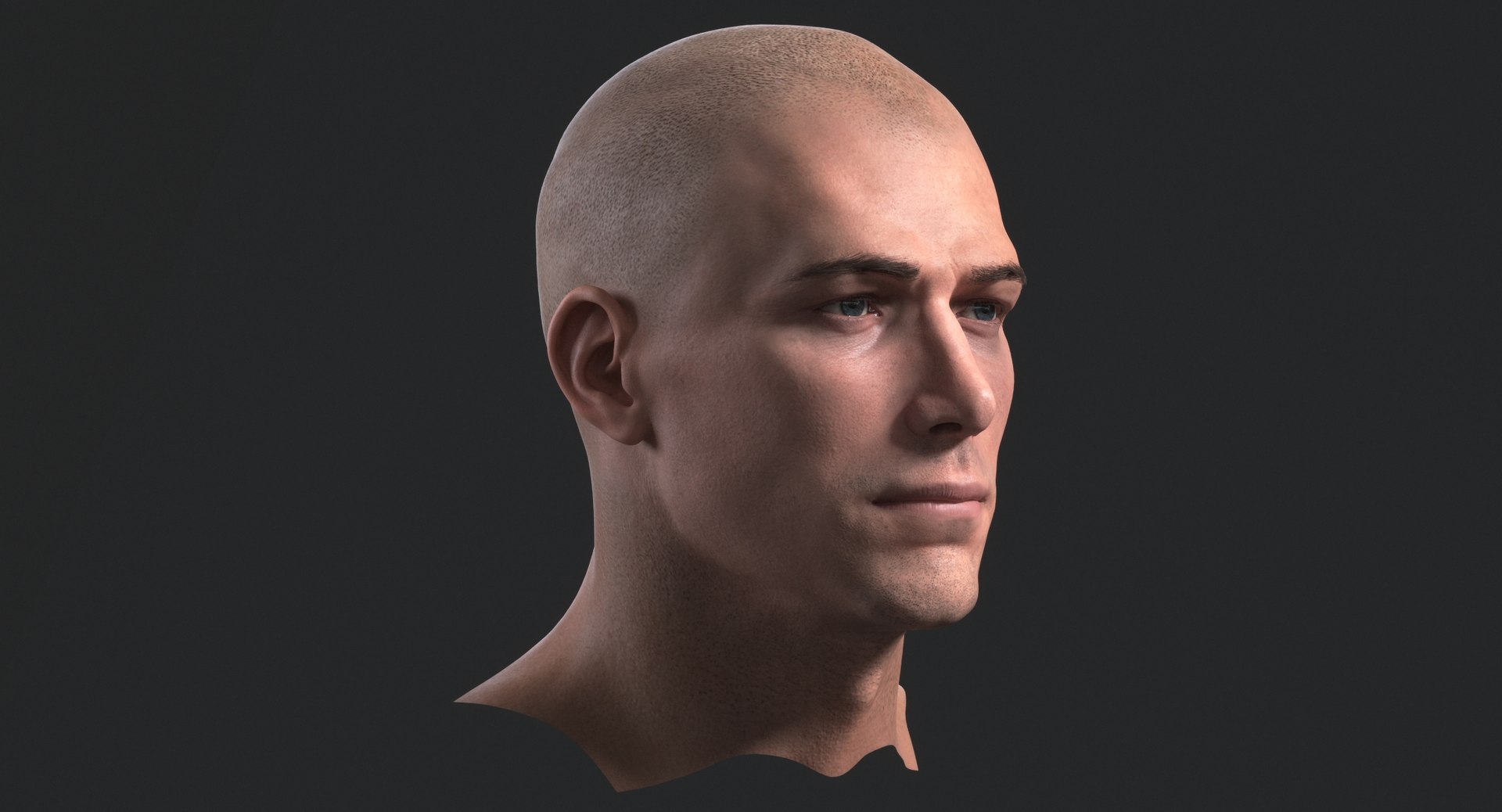 3D photorealistic human head realistic model - TurboSquid 1413363