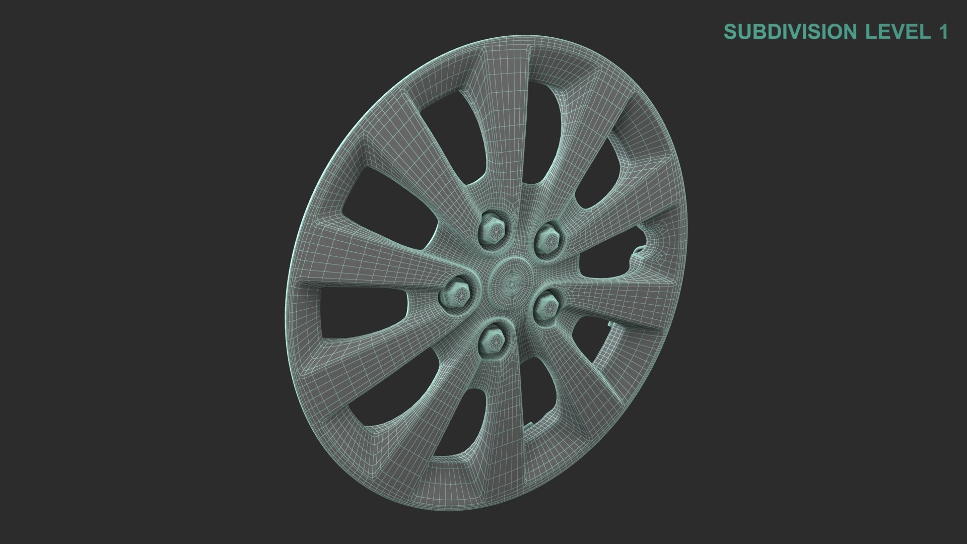 3D Hubcap Model - TurboSquid 1805078