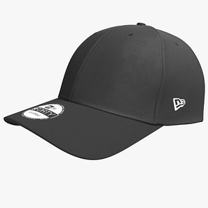 New Era Classic Curved Visor Cap Black
