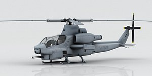 helicopter bell ah-1z viper 3D