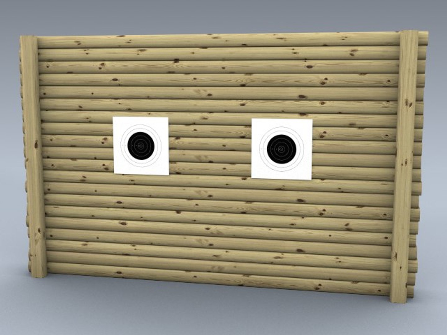 rifle backstop 3d 3ds