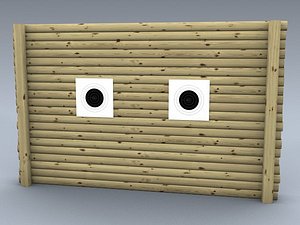 rifle backstop 3d 3ds