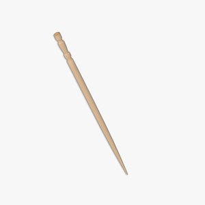 3D Japanese traditional toothpick model