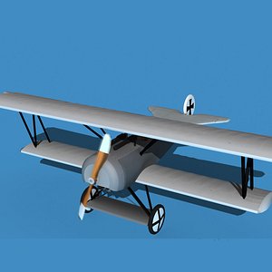 3D Fokker D-VI V00 model