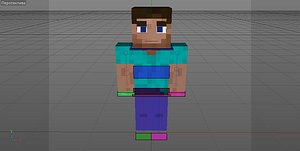 Advanced steve rig Cinema 4D