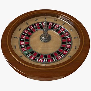 3d roulette modelled model