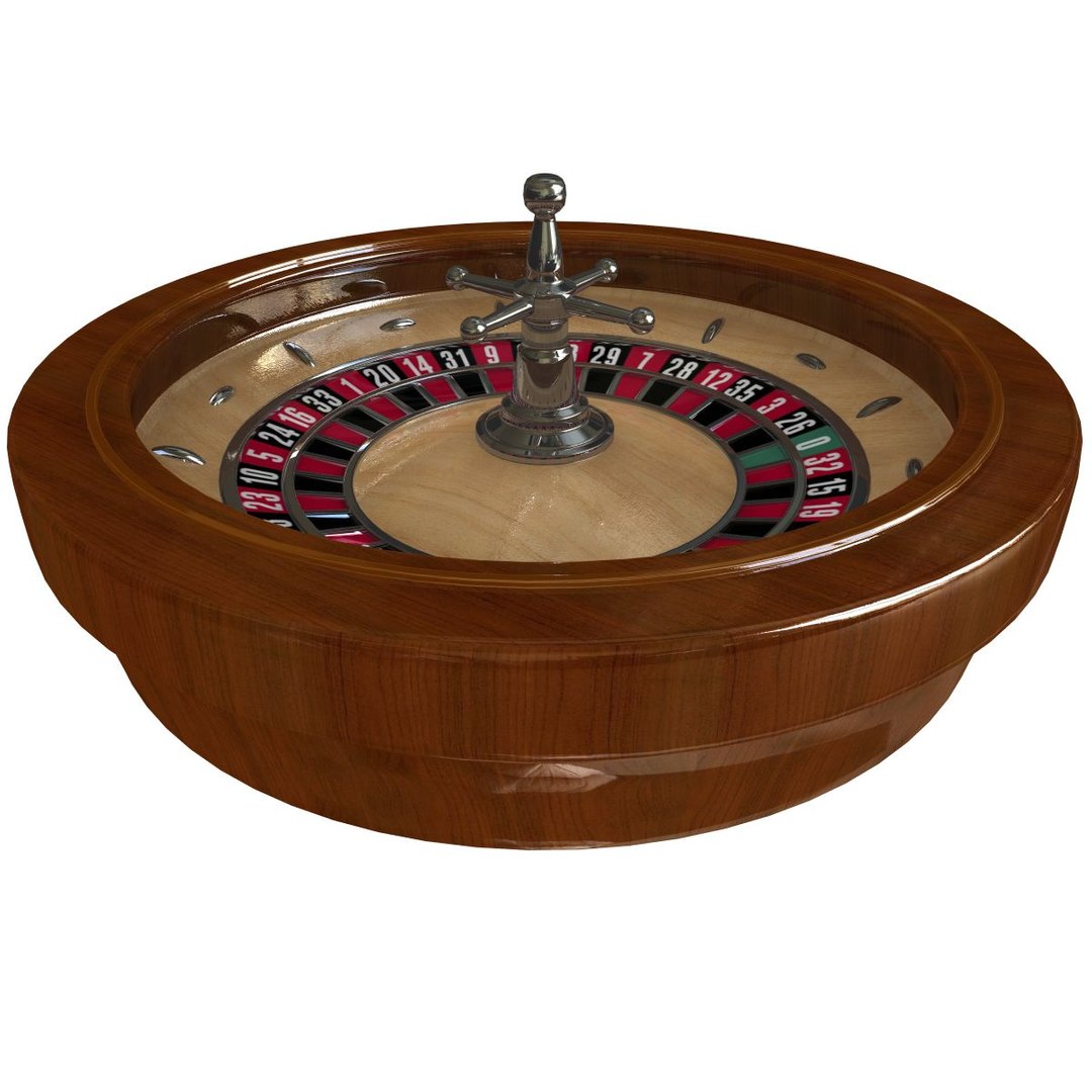 3d roulette modelled model