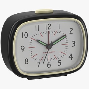 3D model Retro Alarm Clock 04