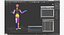 Dummy Doll Surprised Pose 3D Model