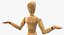 Dummy Doll Surprised Pose 3D Model