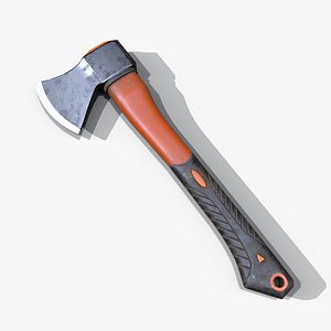 3D Camping Axe model