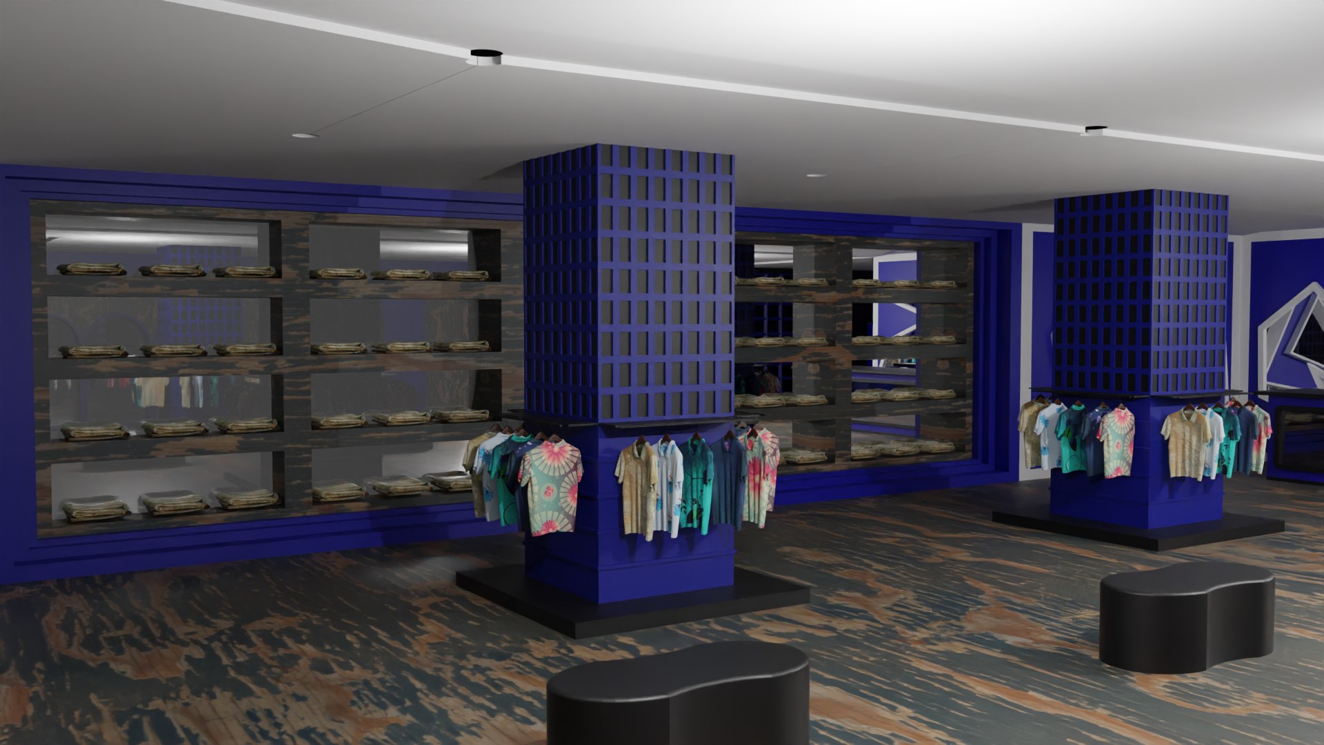 3D Clothing Store Interior Model - TurboSquid 2157414