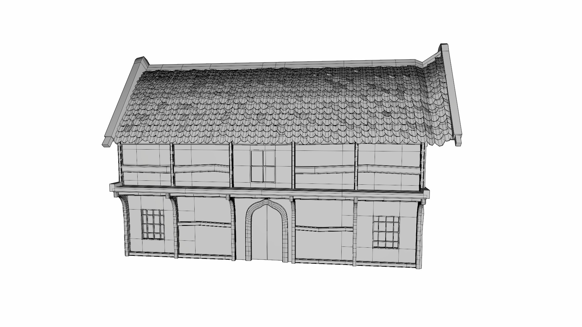 Medieval House 3D Model - TurboSquid 2170241