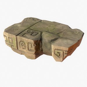 3d cartoon toon ancient model