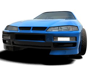 nissan 200sx 3d max