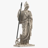 Sculpture Athena Giustiniani Marble