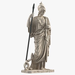 Sculpture Athena Giustiniani Marble
