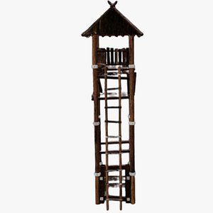 3D Watch Tower model