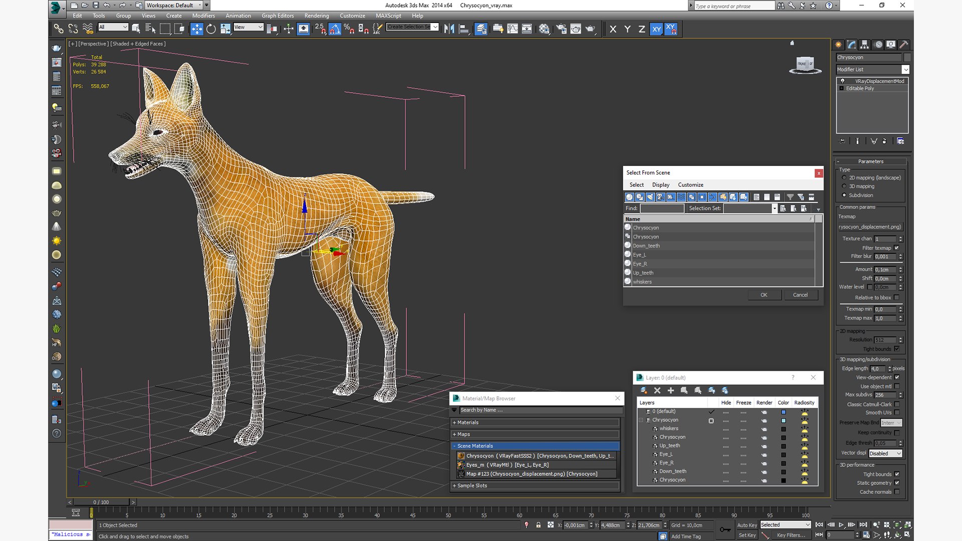 Chrysocyon 3D model https://p.turbosquid.com/ts-thumb/jE/yeF9kU/Km/chrysocyonvray3dmodel026/jpg/1709594624/1920x1080/fit_q87/94ae67932fa27489f579d32eace55913baacc707/chrysocyonvray3dmodel026.jpg
