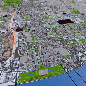 St Louis City USA 2021 3D model
