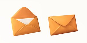 opened and closed envelope