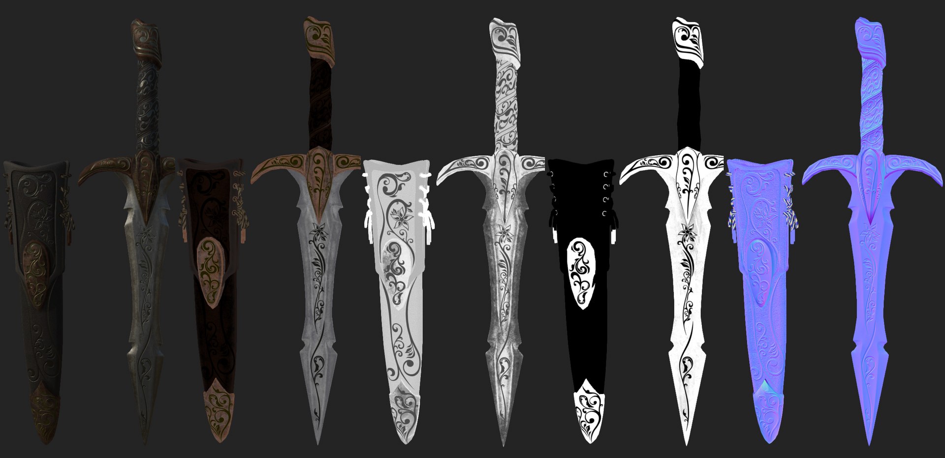 dagger pbr 3D model https://p.turbosquid.com/ts-thumb/jF/2dwPQ5/WgYs9XrN/daggerchannels/png/1491934358/1920x1080/fit_q87/953457f998f2d1bc08622e6b2211c200aebb7aa3/daggerchannels.jpg