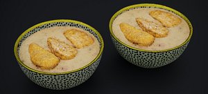 JAPANESE CHICKEN TONKATSU SOUP 2024 3D model