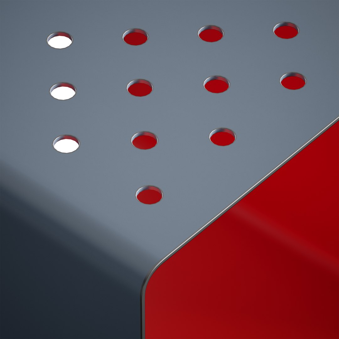 Metal Perforated Chair Stool Radium Stool Mmcite 3D Model - TurboSquid ...