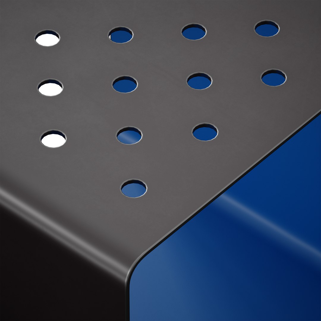 Metal Perforated Chair Stool Radium Stool Mmcite 3D Model - TurboSquid ...