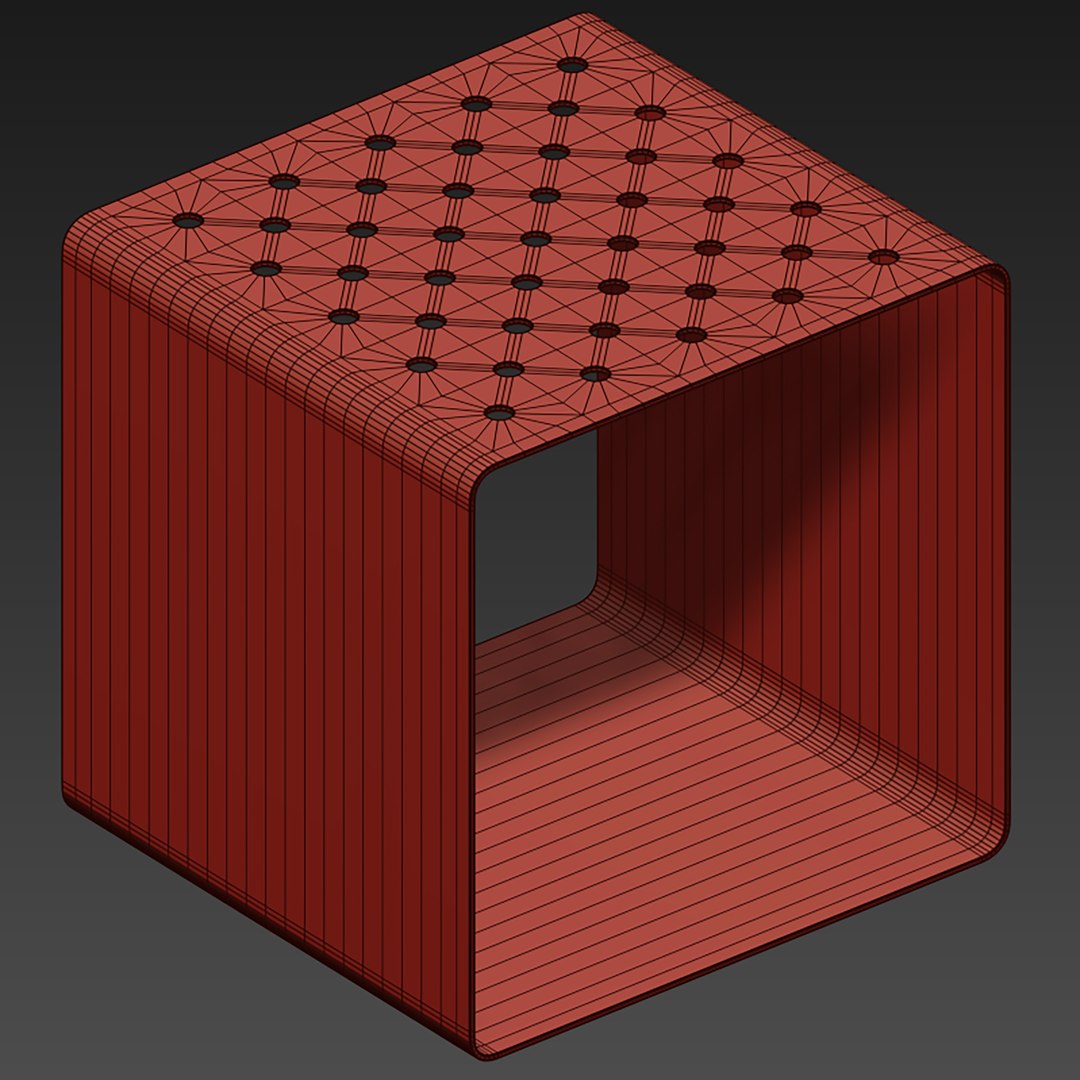 Metal Perforated Chair Stool Radium Stool Mmcite 3D Model - TurboSquid ...