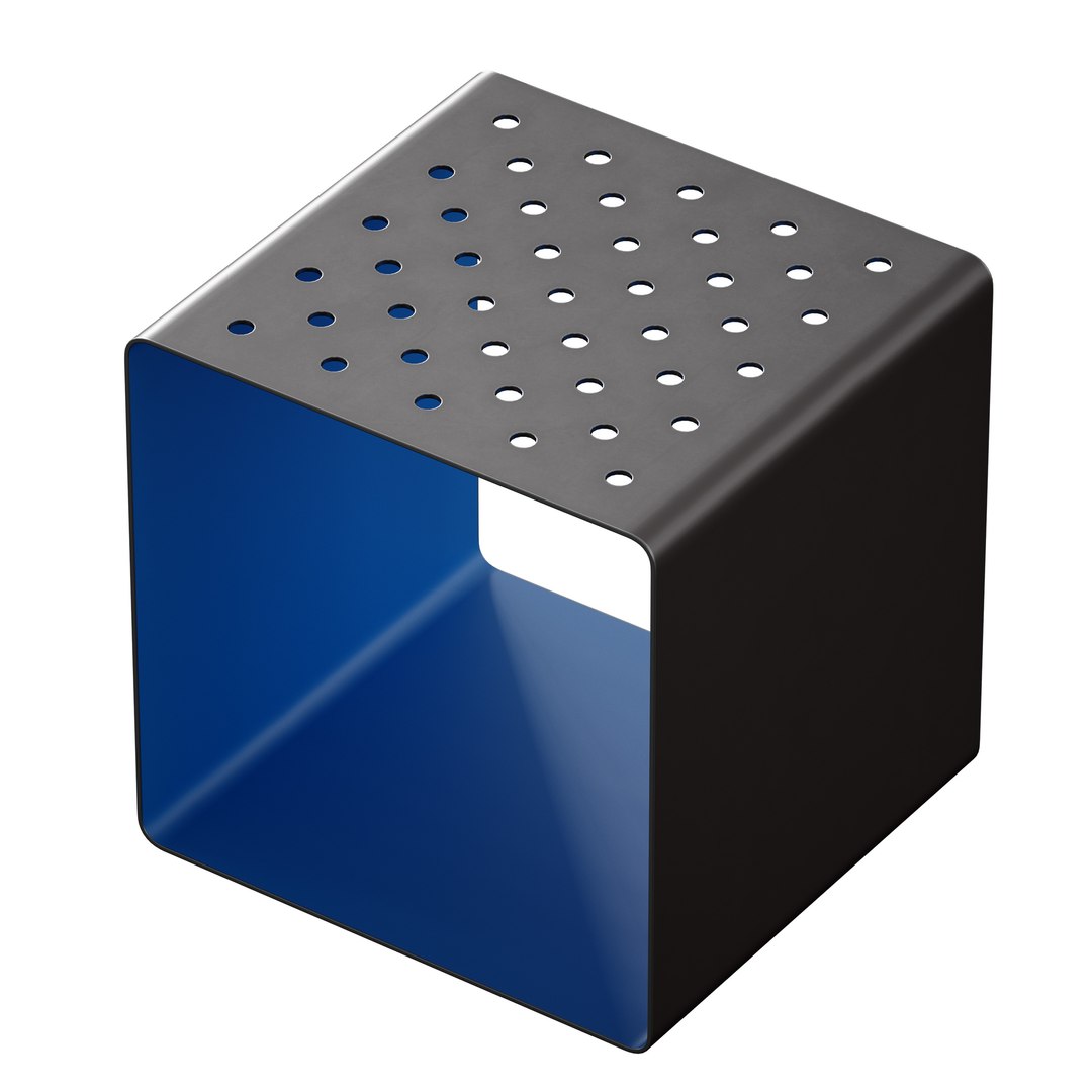 Metal Perforated Chair Stool Radium Stool Mmcite 3D Model - TurboSquid ...