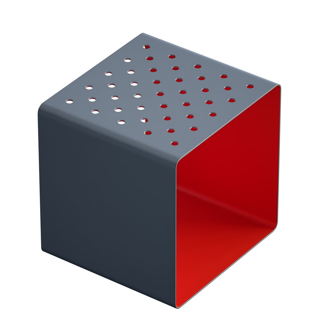Metal Perforated Chair Stool Radium Stool Mmcite 3D Model - TurboSquid ...