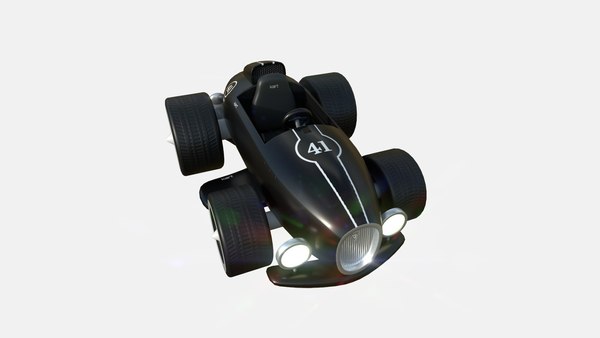 Cartoon Kart B09 Black - Vehicle Racing Design 3D - TurboSquid 1853006