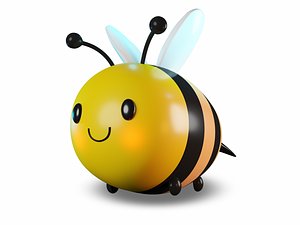 Cartoon Bee - Pixar Style Bee 3D model