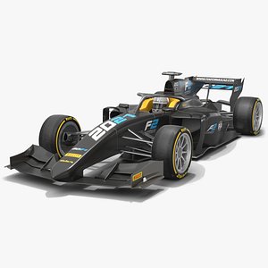 3D model Dallara Indy Lights 2015 PBR VR / AR / low-poly