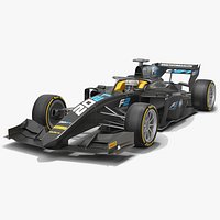 Formula 2 Dallara F2 2021 Carbon