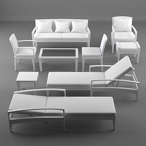 3d model lounge furniture panama