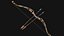 Arc Arbalète Carquois Flèches Archer Ensemble Médiéval