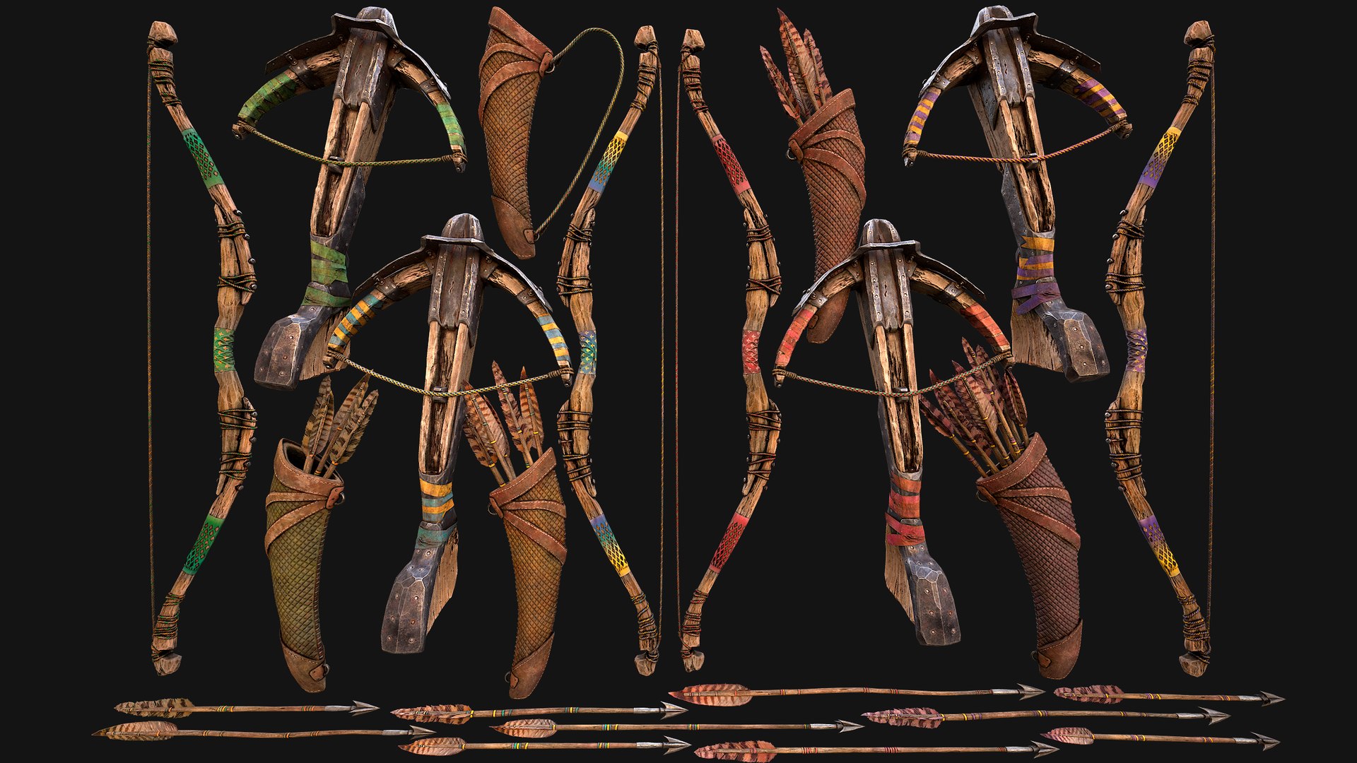 Bow Crossbow Quiver Arrows Archer Medieval Set 3D model https://p.turbosquid.com/ts-thumb/jF/DGx6W5/aj/aaaaacrossbowbowim1/png/1760193391/1920x1080/fit_q87/ba3242db90b5debb392144203af476b35d872db1/aaaaacrossbowbowim1.jpg