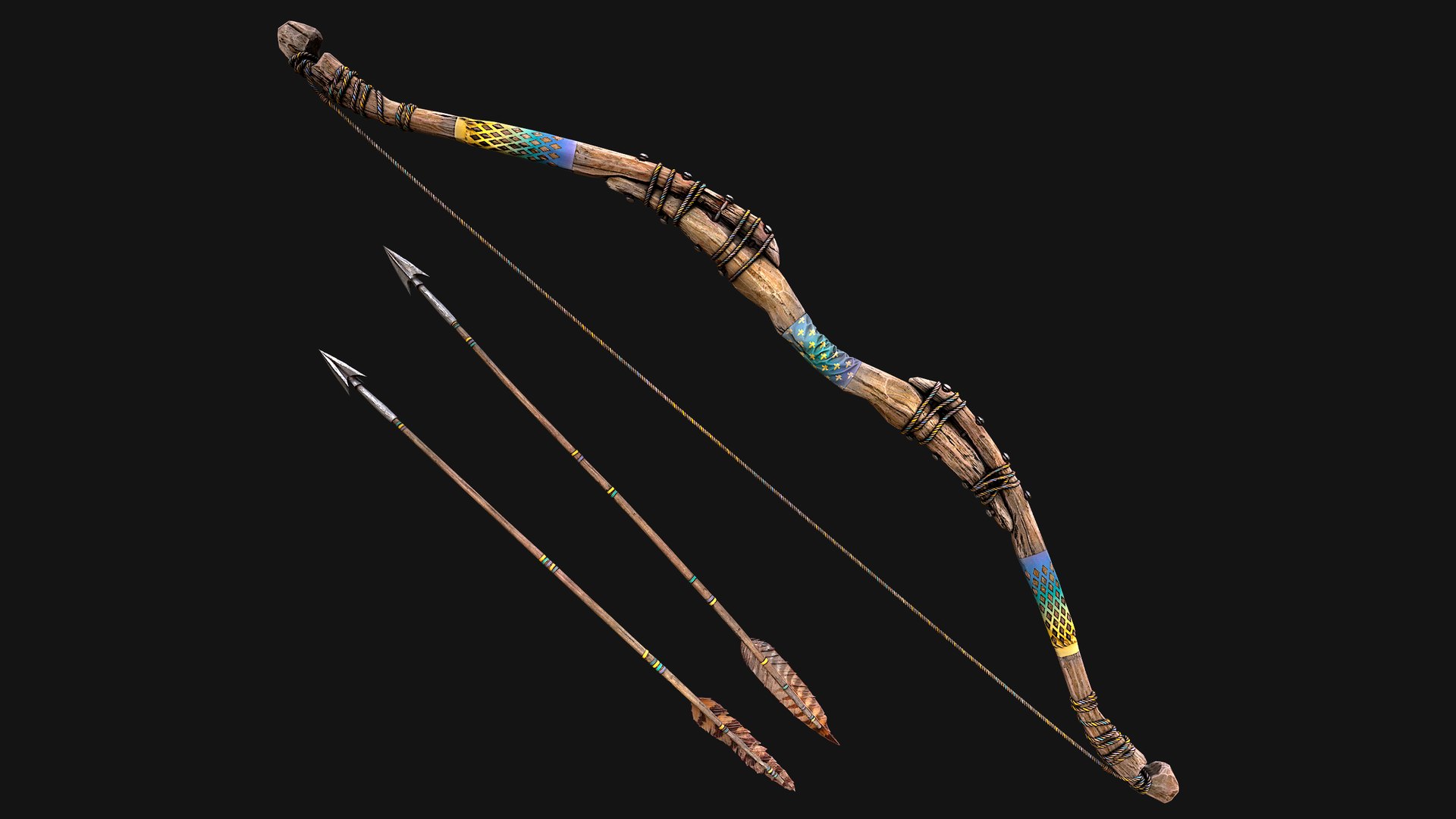 Bow Crossbow Quiver Arrows Archer Medieval Set 3D model https://p.turbosquid.com/ts-thumb/jF/DGx6W5/do/woodenbowblueimg15/png/1760193423/1920x1080/fit_q87/e0504b1e884644acafd5ebb2afad88cd6f377ab5/woodenbowblueimg15.jpg